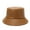 Khaki, variant on New Faux Leather Bucket Hat Women Man Pu Soild Sun Hat Fashion Bob Panama Autumn Winter Waterproof Fisherman Hat Travel Hat
