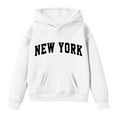 thumbnail image 3 of Tiijoy Toddler Girls Hoodie New York Printed Long Sleeve Hooded Sweatshirt, Sizes 4-5T, 3 of 3