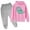 Pink, variant on Bnwani Hoodies Set for Kids Girls Boys Long Sleeve Dinosaur Print Sweatshirts and Elastic Waist Pants