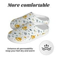 thumbnail image 6 of Fotbe Submarine Ship Pattern Women's Fuzzy Curly Fur Memory Foam Loafer Slippers Indoor Outdoor Slippers Winter Home Shoes-40/41, 6 of 7