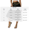 thumbnail image 3 of Jsaierl Women's Western Style Midi Skirt, Elastic Waist Casual Flowy Skirt, Boho A-Line Skirt for Daily Wear & Vacation, 3 of 5