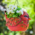 thumbnail image 2 of Evergreen Hanging Portly Bird Planter, Red Cardinal- 8 x 6 x 6 Inches Fade and Weather Resistant Outdoor Decoration for Homes, Yards and Gardens, 2 of 3