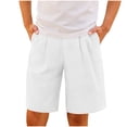 thumbnail image 2 of Maqroz Athletic Shorts for Boys Elastic Waist Mid Thigh Short Pants Casual Loose Fashion Solid Color Bottoms for Summer Occasions and Activities, Size 14-15 Years, 2 of 7