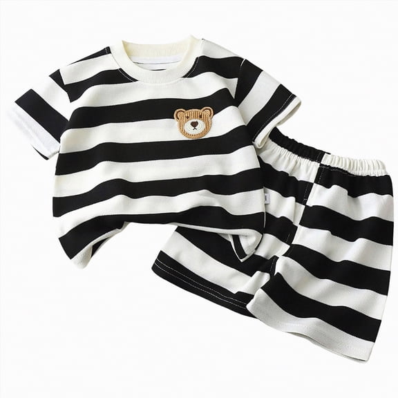 JUMEYU Boy Golf Shorts Set T-Shirt and Mesh Shorts Outfit Set Toddler to Big Kid 3T 4T (Khaki,3-4 Years)