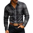 thumbnail image 3 of Thousandth Men's Plaid Western Shirt Classic Long Sleeve Button Down Shirt Casual Versatile Shirts Work Shirts for Men, 3 of 9