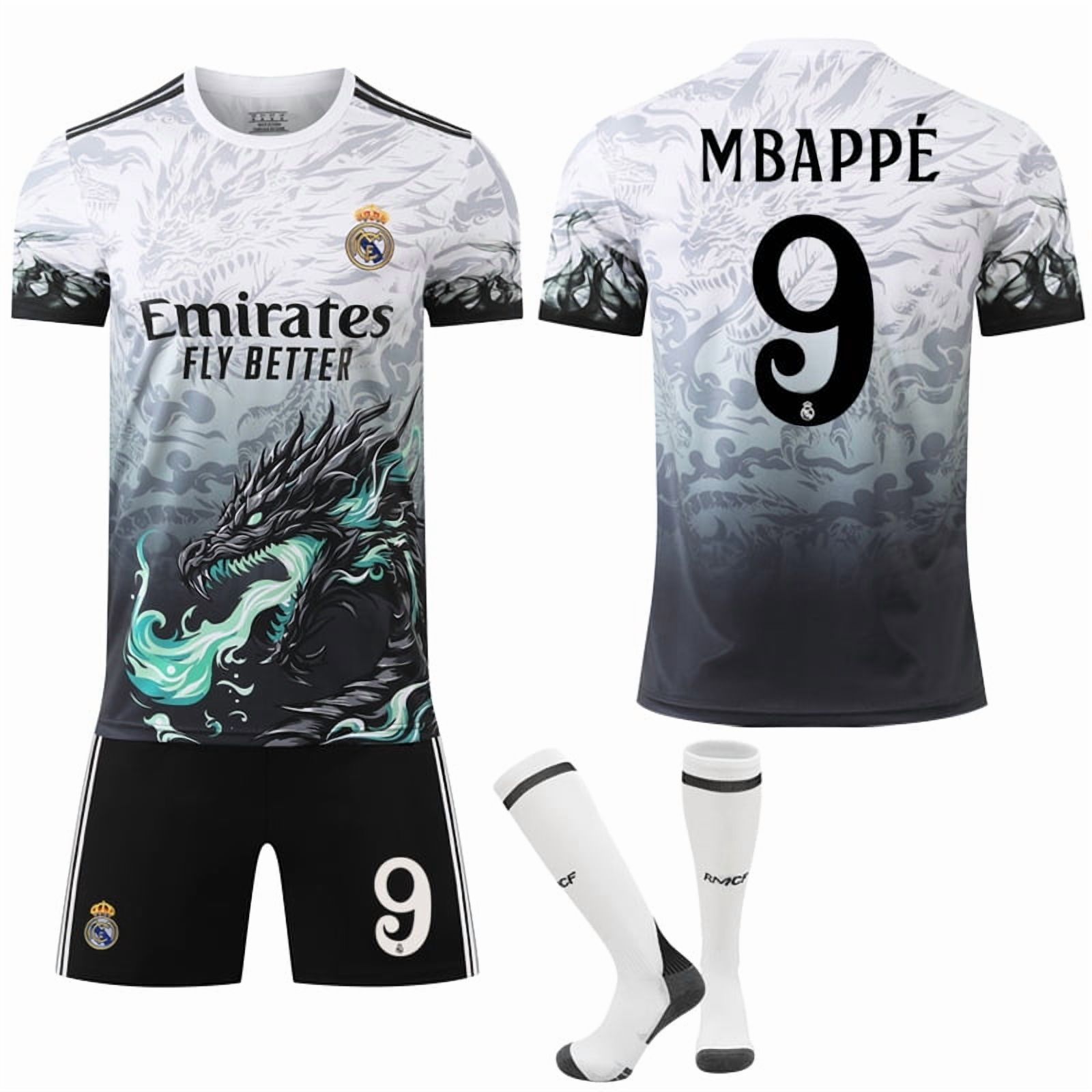Gos- 2425 Real Madrid Blue Dragon Pattern Special Edition Black ...