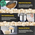 thumbnail image 6 of Great Northern Popcorn 6.5-Quart Stainless-Steel Stovetop Popcorn Maker, 6 of 8