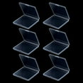 thumbnail image 1 of Dinheiro 6 Piezas Mini Cajas de Contenedores de Almacenamiento de Cuentas Transparentes de Plástico para Recoger Artículos Pequeños, Cuentas, Joyas, 1 of 5