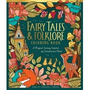 Fairy Tales & Folklore Coloring Book: A Magical Journey Inspired by Scandinavian Fables, (Hardcover)