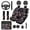 Fashion Butterfly, variant on Pzuqiu Fashion Butterfly Automobile Interior Sets Car Front Rear Seat Cover Steering Wheel Seat Belt Headrest Center Console Cushion Pad Keychain Coaster 14 Pcs Full Set Covers Fit Most Vehicles