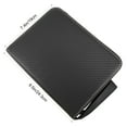 thumbnail image 2 of WASHWEPE 1Pc Black Trading Cards Holder with Transparent Sleeves Protector for Collectible Cards, 2 of 5