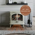 thumbnail image 6 of Modern Ember Harlowe Freestanding Electric Fireplace Stove Heater in Cream | Smart Technology | WiFi App, Alexa & Google Control | 1500W | Indoor Portable Heater | Safety Shutoff, 6 of 9