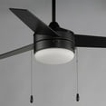 thumbnail image 3 of 89906FTBKWN Maxim Lighting Trio - 3 Blade Hugger Ceiling Fan-19 Inches Tall and 52 Inches Wide-Black/Walnut Finish, 3 of 5