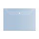 thumbnail image 2 of Bolsa transparente para documentos A4 engrosada • Plegador de plástico impermeable con hebilla • 325x230mm • 5 colores • Bordes sellados con calor para protección, 2 of 5