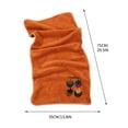 thumbnail image 3 of SPOORYYO Strawberry Corals Fleece Absorbent Towel, 3 of 4