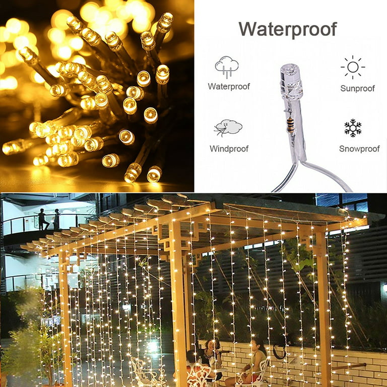Outdoor Waterproof Portable Stowable String Light Mode Street Garland Tent  Decoration Lamp String Wedding Party Decoration 8/10m - AliExpress