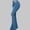 Blue, variant on Women's Flared Jeans, High-Waist Stretch French-Style Jeans, Loose-Leg Buttoned Denim Pants, Flared Denim Jeans (S-5XL) Blue S