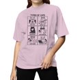 thumbnail image 2 of Types of Cats Illustrated Humor Women's T-shirt, 2 of 3