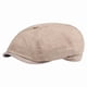 thumbnail image 2 of Boina de pintor para mujer, gorra plana, holgada, multifuncional, para exteriores Caqui, 2 of 8