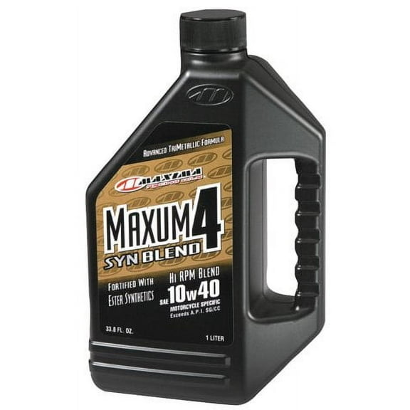 MAXIMA RACING OIL SynBlend Semi-Synthetic Oil - 10W40 - 1L 34901B