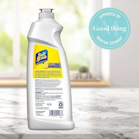 Soft Scrub All Purpose Surface Cleanser, Lemon Scent, 24 oz each (2 count)