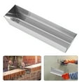 thumbnail image 2 of Drywall Pans Mud, 14” 16'' Stainless Steel Watertight Reinforced Mud Pans, Tapered Sides, Drywall Tool Tray Bucket, 2 of 13