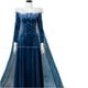 thumbnail image 4 of Disfraz de princesa Elsa de la Reina del hielo del invierno, disfraz de fantasía azul para fiesta de Halloween, uniformes de escenario para mujer y niña, 4 of 5