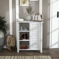 thumbnail image 6 of Furniture of America Meigs 6 Shelf Storage Cabinet, White, 6 of 8