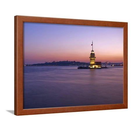 Kizkulesi, Istanbul, Turkey Framed Print Wall Art By Michele Falzone