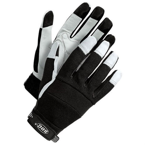 20-1-1215-L Mechanics Glove Grain Goatskin Palm Pearl White, Size L