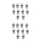 thumbnail image 4 of Eigraketly Gancho de 100 uds, ganchos de agujero geométrico semicircular, anillo colgante moderno Simple, colgadores de suministros para el Type3 NO3, 4 of 6