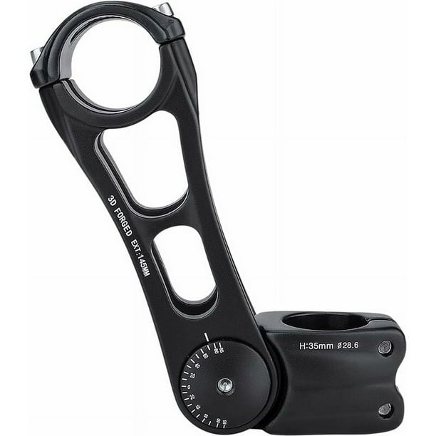 Potencia de carretera Pro LT aluminio +/-35° negra - Peso : 148 gramos