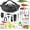 Black Camo-waist bag, variant on 85Pcs Fishing Tool Kit, Fishing Backpack with Tackle Boxes Included, Fishing Tackle Kit Include Fishing Bait Lure Gear Kit, Fishing Pliers, Fish Hook Remover, Lip Gripper