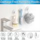 thumbnail image 4 of 12 Pcs Plastic Hooks Self Adhesive, Sticky Hooks Removable Wall Hooks,stick On Hooks For Hanging Co Ty, 4 of 5