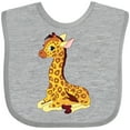 thumbnail image 3 of Inktastic Giraffe Boys or Girls Baby Bib, 3 of 4