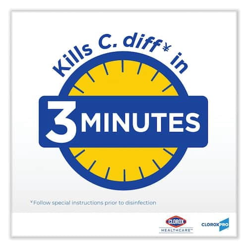 6 in. x 5 in. Unscented Bleach Germicidal Disinfecting Wipes, Canister (150-Count) (Pack of 2)