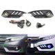 thumbnail image 5 of Gwong Autos 5pcs / set Funda de luz de niebla Parachoques izquierdo derecho ABS Guía de aire Grille para Honda 10th Civic Mustang 16-18 Gwong 24012101, 5 of 6