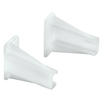Prime-Line 221694 White Drawer Slide Track Bracket
