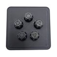 thumbnail image 3 of Juego Tradicional Gonggi Jack Stone Pebbles para Juegos Familiares () Purple, 3 of 6