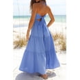 thumbnail image 4 of Vestido AmySister de verano halter escalonado midi con bolsillos XS, 4 of 5