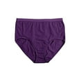 thumbnail image 3 of Fruit of the Loom Women's 10 Pack Cotton Brief Plus Size Panties (Assorted,12), 3 of 6