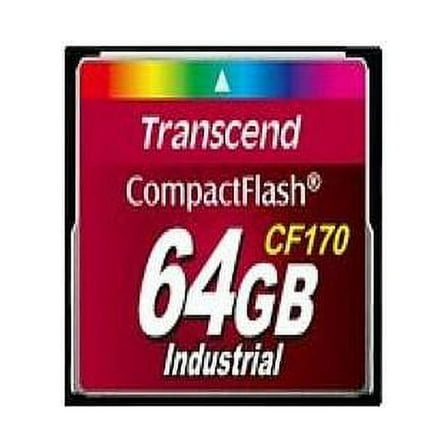 Transcend CF170 Industrial Flash memory card - 64 GB CompactFlash