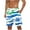 Light Blue, variant on Miqool Mens Swim Trunks Holiday Hawaiian Floral Beach Shorts Quick Dry Board Shorts Bathing Suit with Pockets