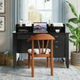 thumbnail image 2 of Costway Computer Desk PC Laptop Writing Table Workstation Student Study Furniture Black, 2 of 10