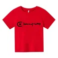 thumbnail image 5 of Camiseta de algodón de verano para niños y niñas de 3 a 14 años, manga corta, ropa informal estampada, camisetas para niños, 5 of 5