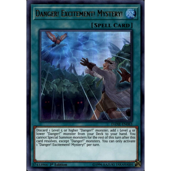 YuGiOh Dark Neostorm Ultra Rare Danger! Excitement! Mystery! DANE-EN083