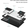 thumbnail image 5 of for Samsung Galaxy Note 20 Ultra Case, with Kickstand Slide Camera Cover, Support Wireless Charging, Hybrid Armor Hard Cover Heavy Duty Luxury Phone Case for Galaxy Note 20 Ultra (Note20Ultra,White), 5 of 9