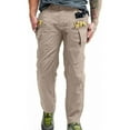thumbnail image 6 of Kakii Men's Water-Resistant Cargo Pants, Hiking & Tactical Trousers with Multiple Zipper Pockets, Durable Outdoor Pants, 6 of 8