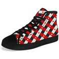 thumbnail image 5 of Aidianart Womens Canada Flag High Top Canvas Sneakers High Top Shoes Size 12, 5 of 5