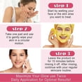 thumbnail image 5 of 40pcs Turmeric Kojic Acid Exfoliating Cleansing Pads Fades Dark Spots Exfoliates Skin Pads Facial Care Supplies, 5 of 5